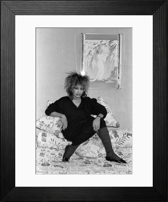 Framed Print : American singer Tina Turner, pictured in Paris, is fast nearing the end of her world tour Framed Print : American singer Tina Turner, pictured in Paris, is fast nearing the end of her world tour