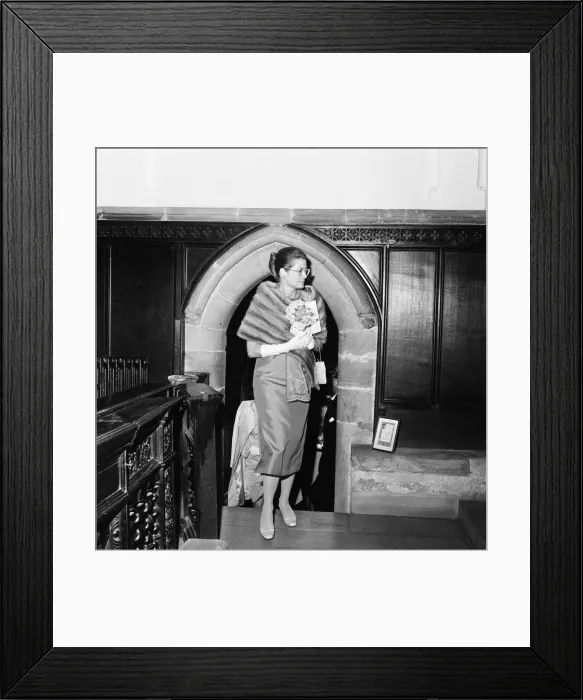 Framed Print : Princess Grace of Monaco, visits St Alphege Church, Solihull Framed Print : Princess Grace of Monaco, visits St Alphege Church, Solihull