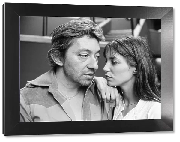 Jane Birkin & Serge Gainsbourg, pictured together after the UK showing of their film