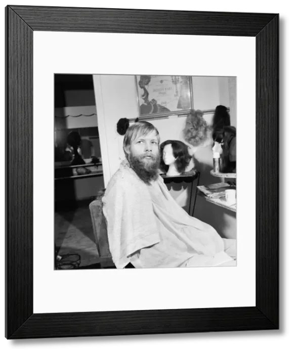 Framed Print : Maurices Hairdressing Salon, Middlesbrough, Circa 1972. Our Picture Shows Framed Print : Maurices Hairdressing Salon, Middlesbrough, Circa 1972. Our Picture Shows