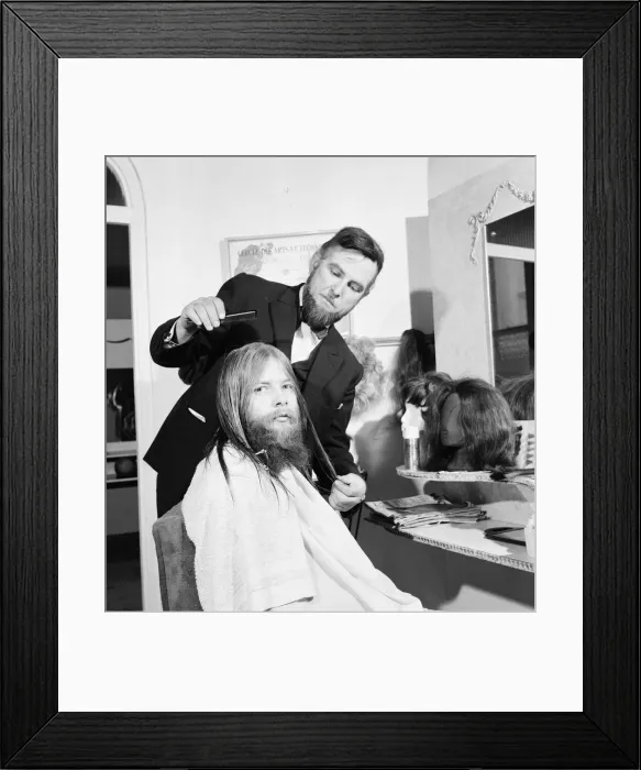 Framed Print : Maurices Hairdressing Salon, Middlesbrough, Circa 1972. Our Picture Shows Framed Print : Maurices Hairdressing Salon, Middlesbrough, Circa 1972. Our Picture Shows