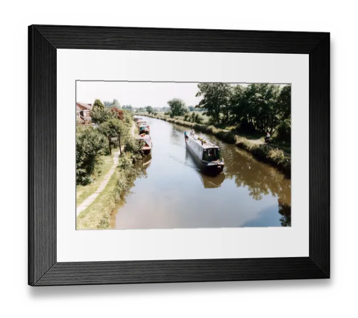 Framed Print : The Leeds Liverpool Canal, Lydiate, Sefton, Merseyside. 2nd February 1994 Framed Print : The Leeds Liverpool Canal, Lydiate, Sefton, Merseyside. 2nd February 1994