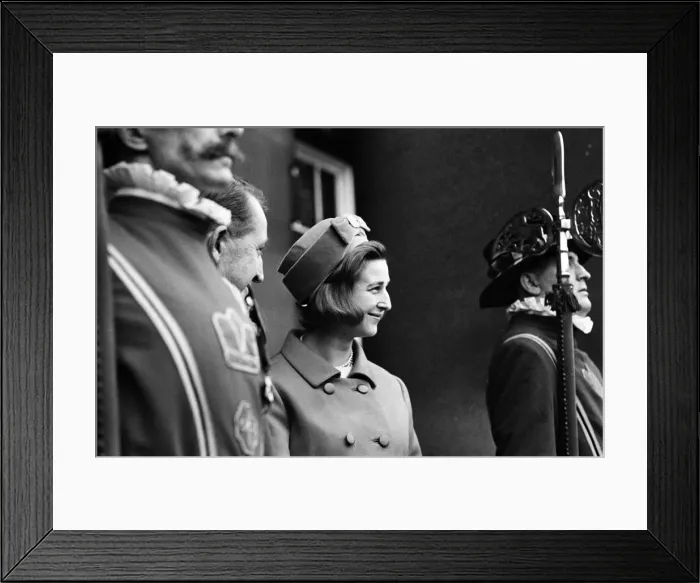 Framed Print : Princess Alexandra visits the new University of Lancaster, of which she is a chancellor Framed Print : Princess Alexandra visits the new University of Lancaster, of which she is a chancellor