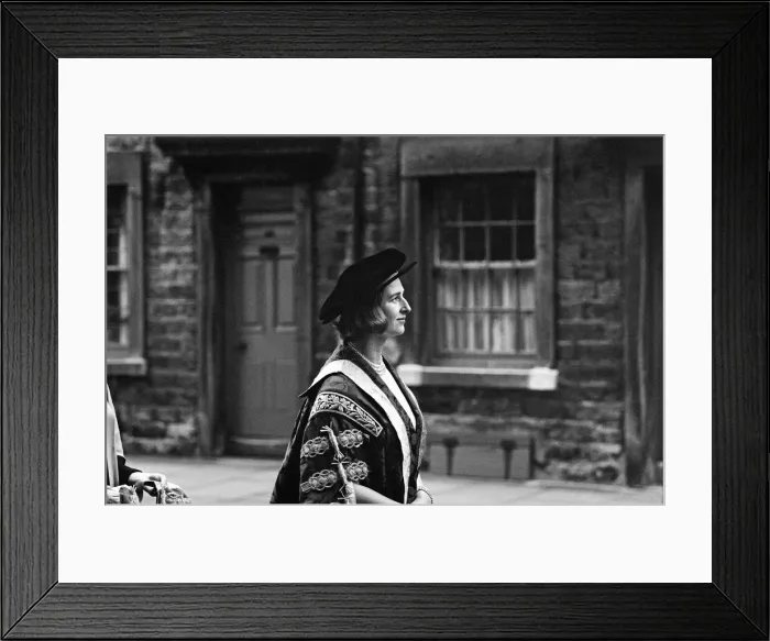 Framed Print : Princess Alexandra visits the new University of Lancaster, of which she is a chancellor Framed Print : Princess Alexandra visits the new University of Lancaster, of which she is a chancellor