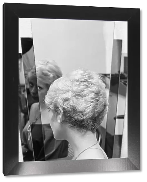 Close cropped hair fashion at Saks Hairdressing, Middlesbrough, Circa 1977
