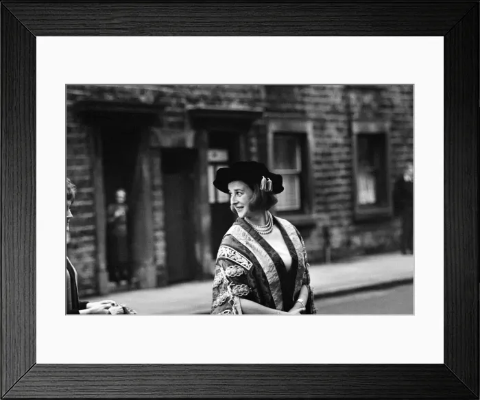 Framed Print : Princess Alexandra visits the new University of Lancaster, of which she is a chancellor Framed Print : Princess Alexandra visits the new University of Lancaster, of which she is a chancellor