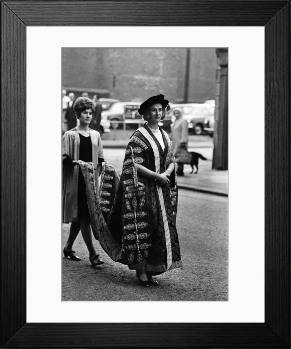 Framed Print : Princess Alexandra visits the new University of Lancaster, of which she is a chancellor Framed Print : Princess Alexandra visits the new University of Lancaster, of which she is a chancellor