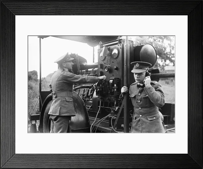 Framed Print : 30th Surrey Searchlight Regiment, Royal Artillery Summer Training Camp June 1939