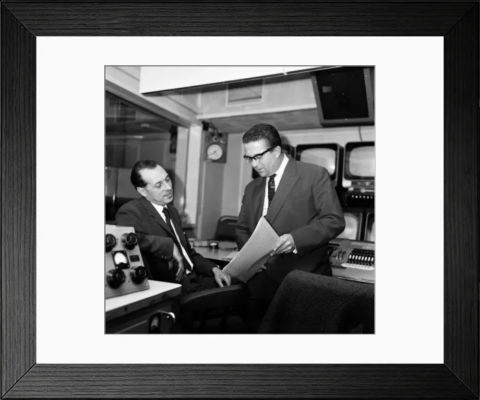 Framed Print : Bert Hayes, who provides the music for the BBC childrens TV programme Crackerjack Framed Print : Bert Hayes, who provides the music for the BBC childrens TV programme Crackerjack