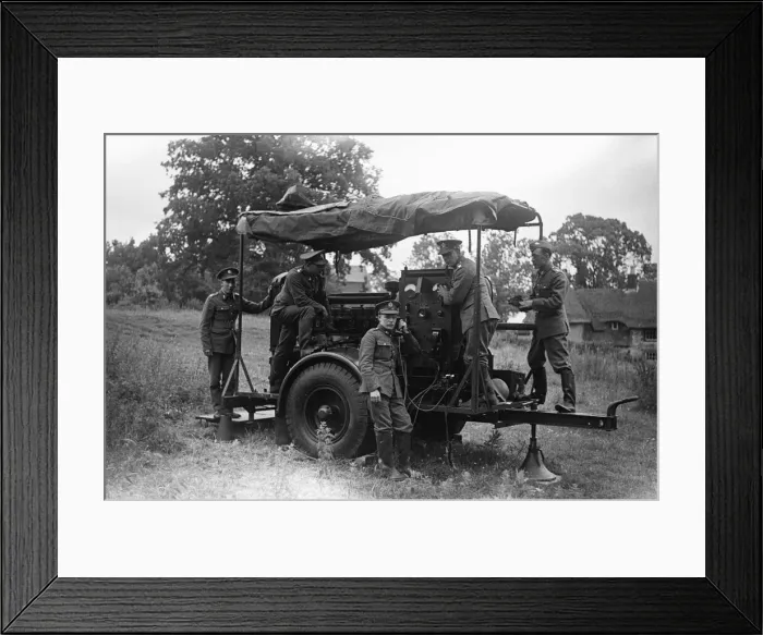 Framed Print : 30th Surrey Searchlight Regiment, Royal Artillery Summer Training Camp June 1939 Framed Print : 30th Surrey Searchlight Regiment, Royal Artillery Summer Training Camp June 1939
