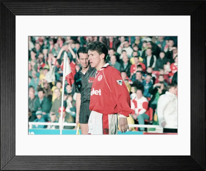 Framed Print : Middlesbrough 1-1 Leeds, Premier league match at the Riverside Stadium Framed Print : Middlesbrough 1-1 Leeds, Premier league match at the Riverside Stadium