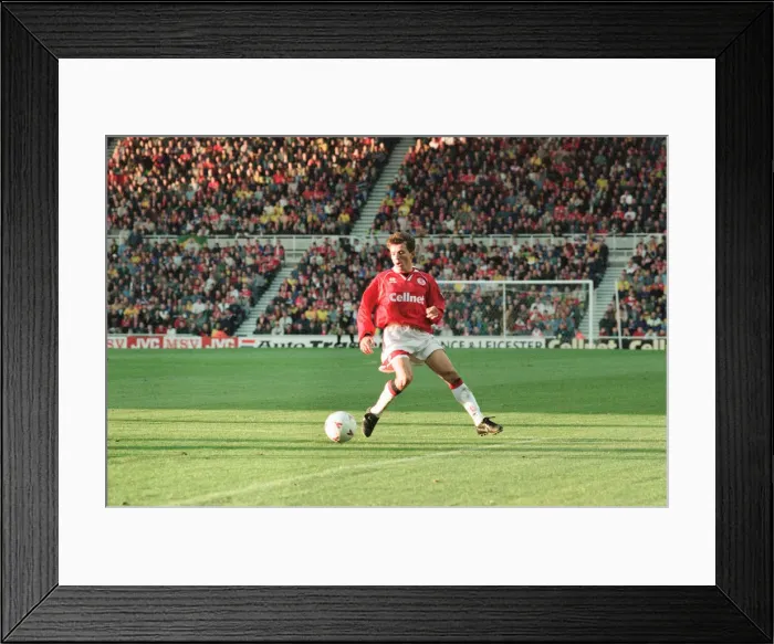 Framed Print : Middlesbrough 1-1 Leeds, Premier league match at the Riverside Stadium Framed Print : Middlesbrough 1-1 Leeds, Premier league match at the Riverside Stadium