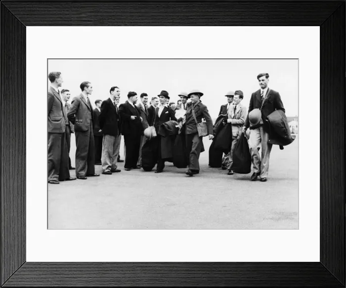 Framed Print : The second intake of Militiamen and the remainder of the first batch who were due to be Framed Print : The second intake of Militiamen and the remainder of the first batch who were due to be