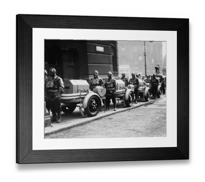 Framed Print : In your street in every street in built-up areas over the whole country there will be