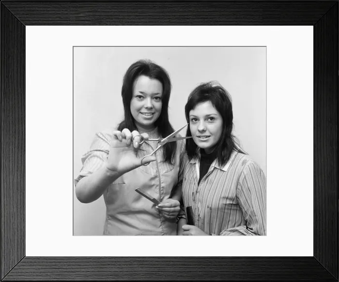 Framed Print : Titos Hair Salon, Middlesbrough, Circa 1971 Framed Print : Titos Hair Salon, Middlesbrough, Circa 1971