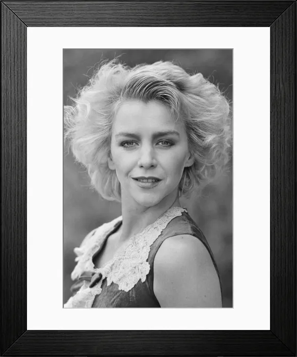 Framed Print : Leslie Ash, actor, pictured in 1987. Leslie is best known for her roles in C Framed Print : Leslie Ash, actor, pictured in 1987. Leslie is best known for her roles in C