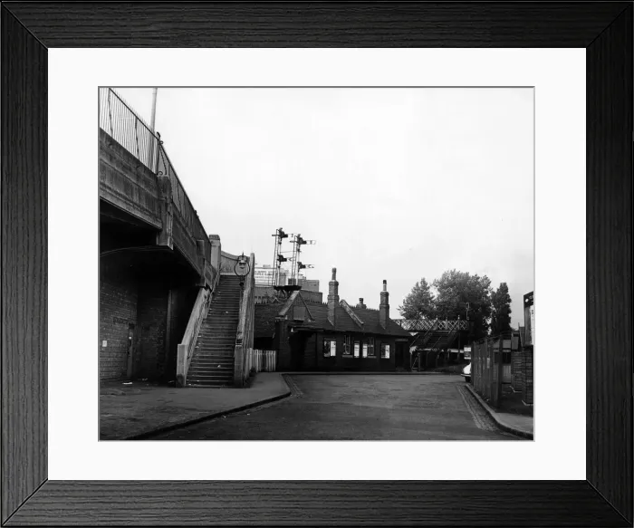 Framed Print : Foleshill railway station, Coventry. 21st September 1962 Framed Print : Foleshill railway station, Coventry. 21st September 1962