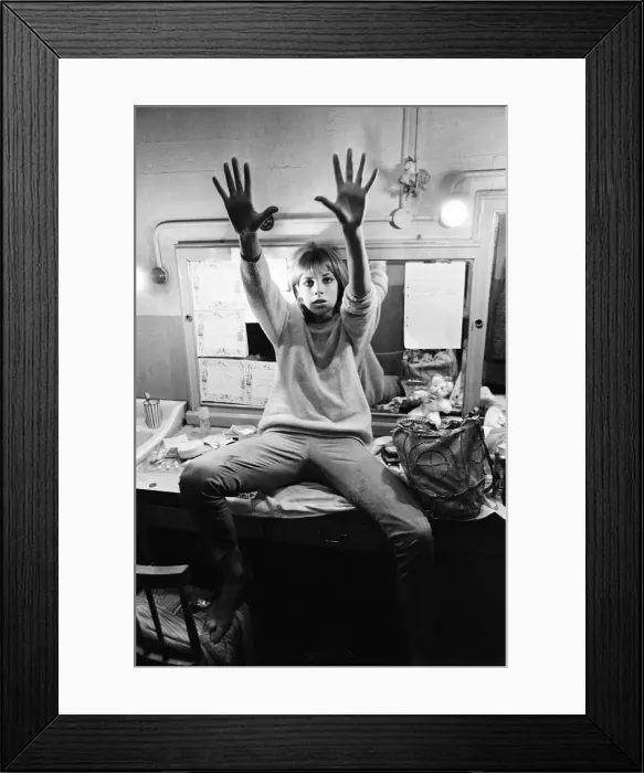 Framed Print : Jane Birkin, English actress currently starring in Graham Greene play, Carving a Statue