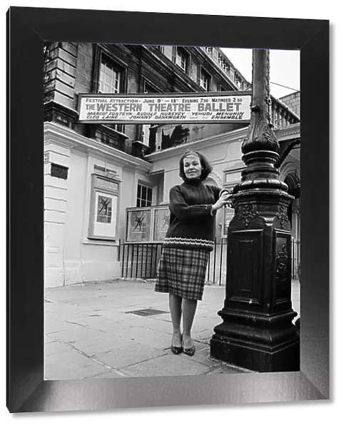 Cleo Laine pictured at Theatre Royal, Bath, where she is appearing in the vocal ballet