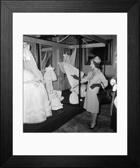 Framed Print : Princess Margaret attends the Invalid Childrens Aid Association Dress Show Framed Print : Princess Margaret attends the Invalid Childrens Aid Association Dress Show