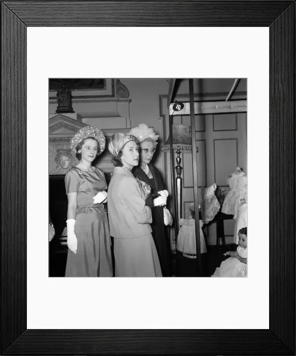 Framed Print : Princess Margaret attends the Invalid Childrens Aid Association Dress Show Framed Print : Princess Margaret attends the Invalid Childrens Aid Association Dress Show