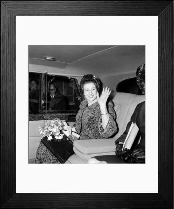 Framed Print : Princess Alexandra of Kent visits the Kwetu Social Centre for East African Nurses at St