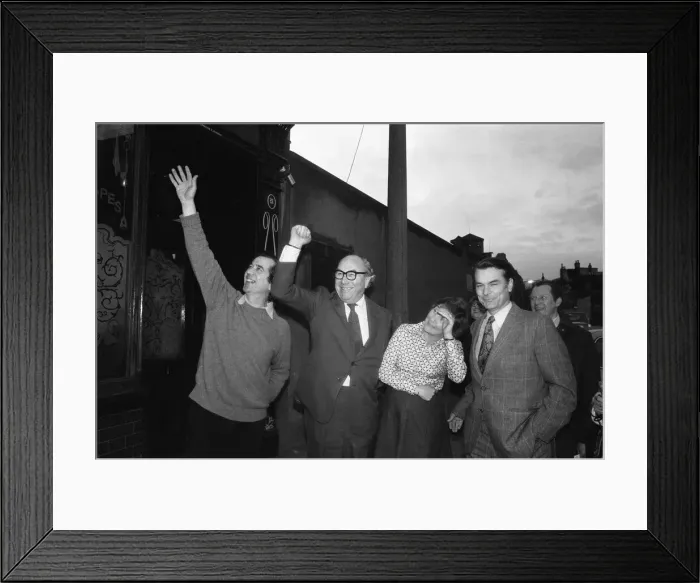 Framed Print : The Limehouse Declaration 25th January 1981 Four senior British Labour politicians Framed Print : The Limehouse Declaration 25th January 1981 Four senior British Labour politicians