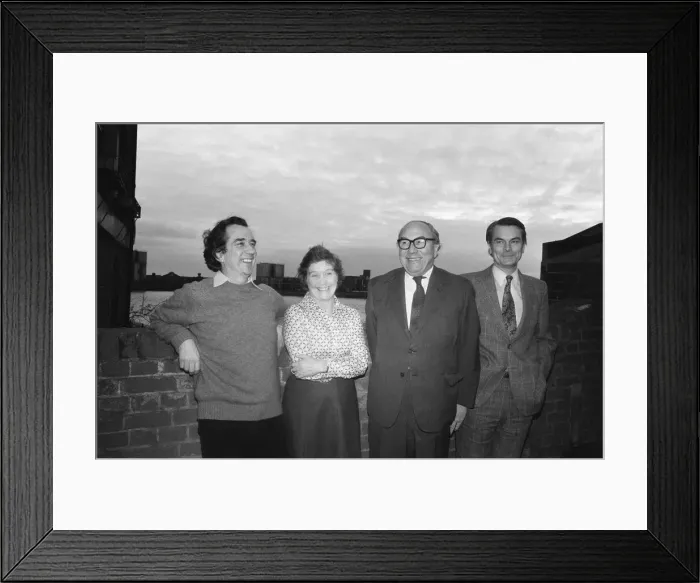 Framed Print : The Limehouse Declaration 25th January 1981 Four senior British Labour politicians Framed Print : The Limehouse Declaration 25th January 1981 Four senior British Labour politicians