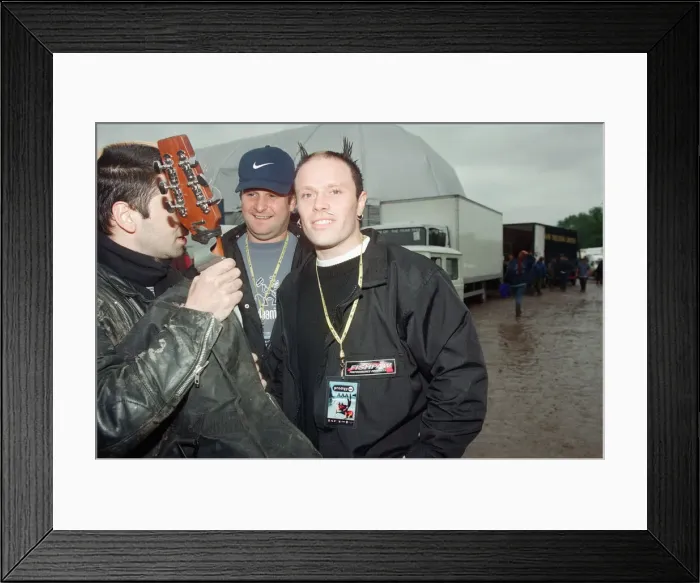 Framed Print : Glastonbury Festival 1997 Picture shows Keith Flint from The Prodigy