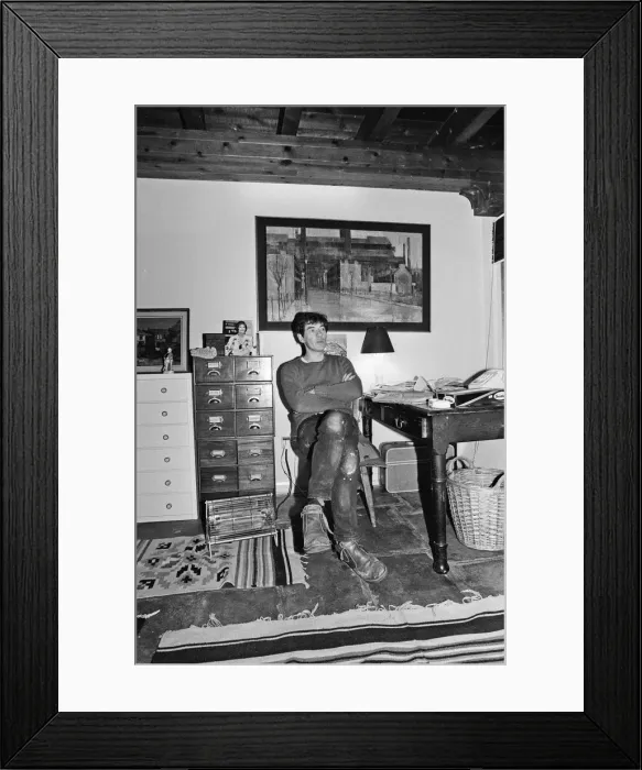 Framed Print : Ian Mckellen, English actor, pictured in his riverside home in East London
