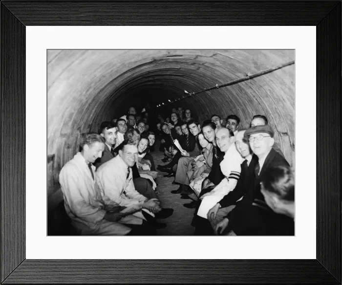 Framed Print : Sir John Anderson visited the standard telephone company, Southgate to inspect the A. R Framed Print : Sir John Anderson visited the standard telephone company, Southgate to inspect the A. R
