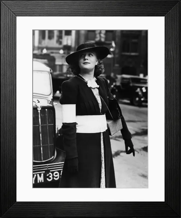 Framed Print : Armlets Give You Safety: Flashing torches in the street, it was emphasised yesterday Framed Print : Armlets Give You Safety: Flashing torches in the street, it was emphasised yesterday