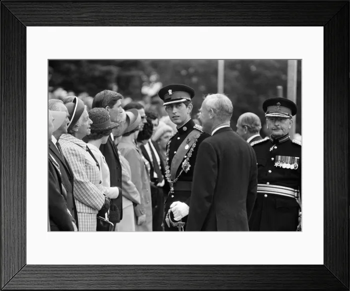 Framed Print : Prince Charles on his way to the ceremony of his Investiture as Prince of Wales Framed Print : Prince Charles on his way to the ceremony of his Investiture as Prince of Wales