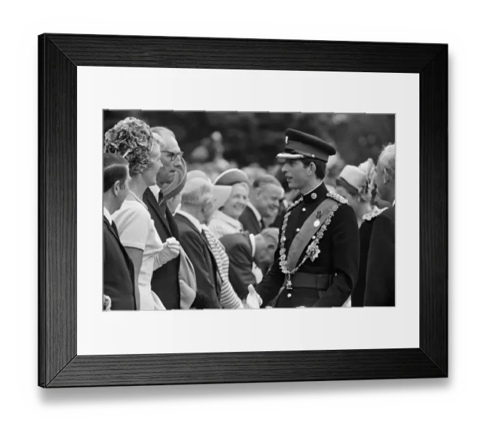 Framed Print : Prince Charles on his way to the ceremony of his Investiture as Prince of Wales Framed Print : Prince Charles on his way to the ceremony of his Investiture as Prince of Wales