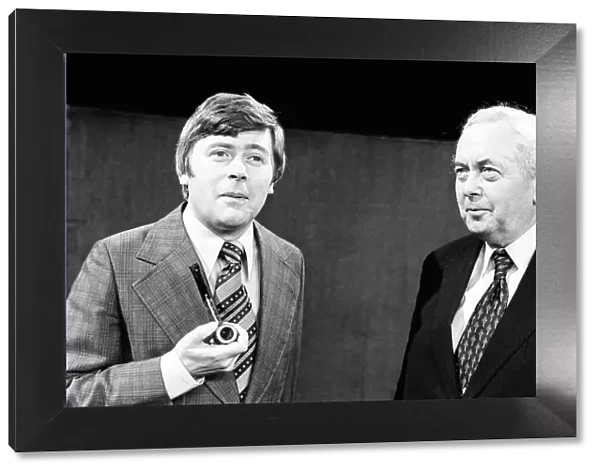 Mike Yarwood with Harold Wilson. 22nd January 1977