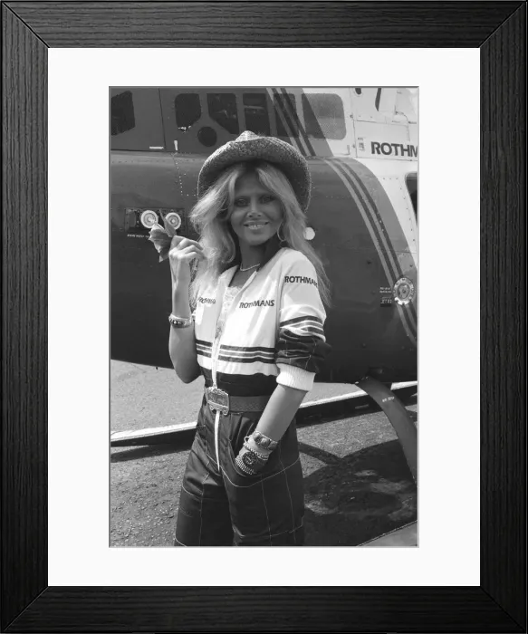 Framed Print : Britt Ekland, Swedish actress in Scotland, 20th July 1982 Framed Print : Britt Ekland, Swedish actress in Scotland, 20th July 1982