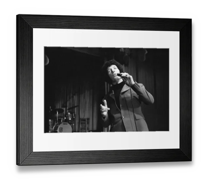 Framed Print : A singer who looks like Tom Jones. 1971 Framed Print : A singer who looks like Tom Jones. 1971