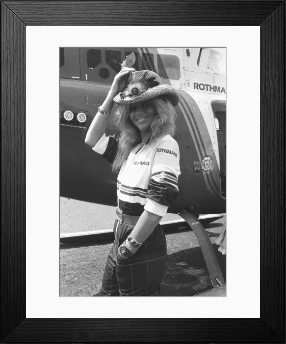 Framed Print : Britt Ekland, Swedish actress in Scotland, 20th July 1982 Framed Print : Britt Ekland, Swedish actress in Scotland, 20th July 1982