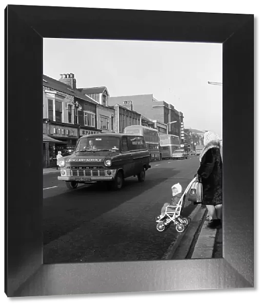 Middlesbrough street scene. 1971