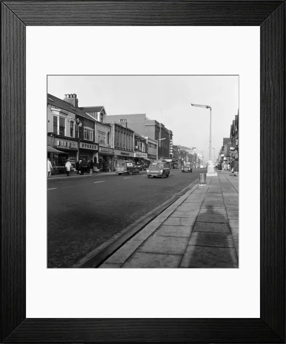 Framed Print : Middlesbrough street scene. 1971 Framed Print : Middlesbrough street scene. 1971