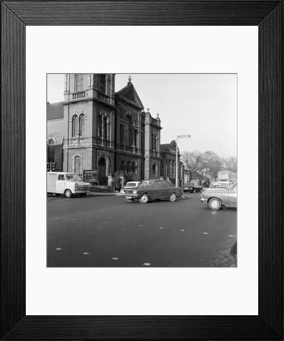 Framed Print : Park Methodist Church, Linthorpe Road, Middlesbrough, North Yorkshire. 1971