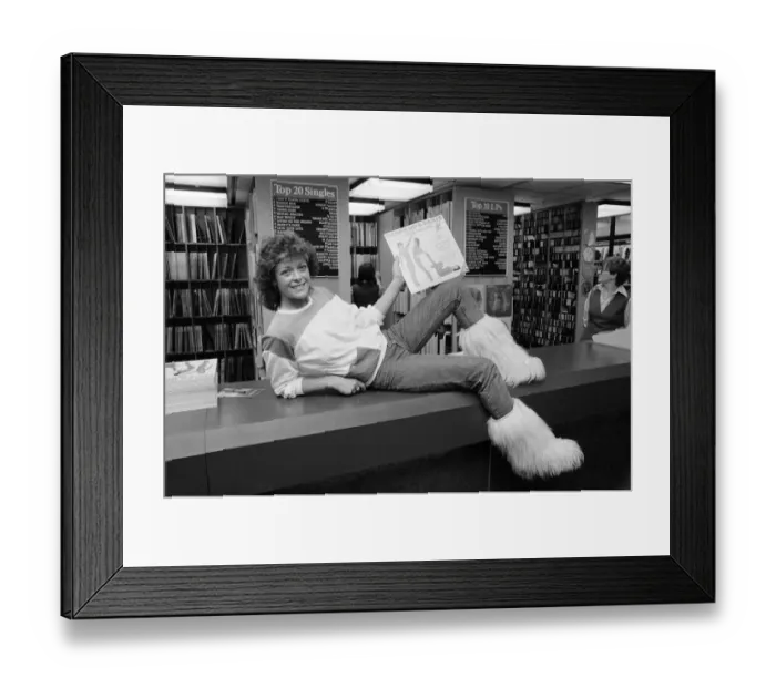 Framed Print : Isla St Clair, Scottish singer, actress and game show co-host, The Generation Game