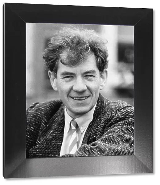 Ian McKellen pictured at The Birmingham Repertory Theatre in 1988
