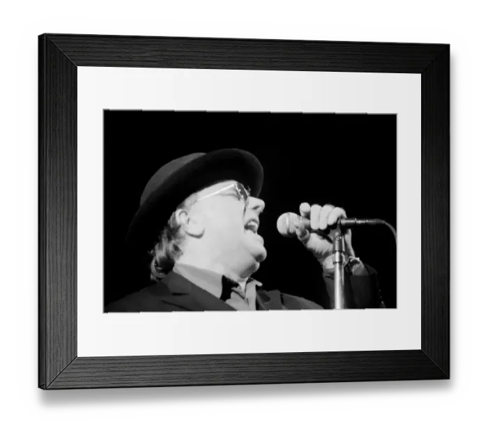 Framed Print : Van Morrison, singer and songwriter from Northern Ireland Framed Print : Van Morrison, singer and songwriter from Northern Ireland