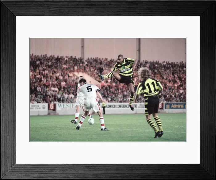 Framed Print : Clyde 1-3 Celtic, Scottish League Cup Second Round match at Broadwood Stadium