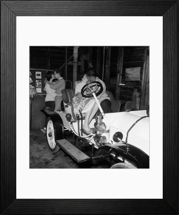 Framed Print : Young couples at Beaulieu Jazz Festival. Beaulieu, Hampshire. August 1959 Framed Print : Young couples at Beaulieu Jazz Festival. Beaulieu, Hampshire. August 1959