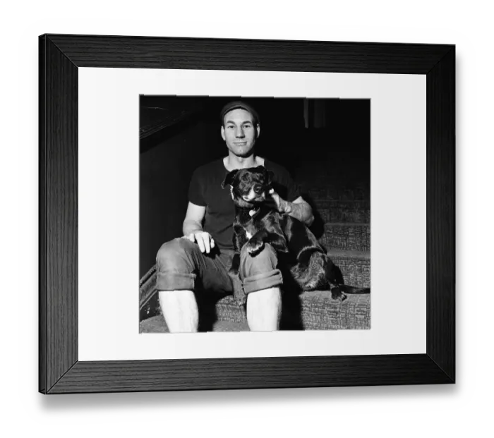 Framed Print : Patrick Stewart, who is starring as Launce in The Royal Shakespeare Company Framed Print : Patrick Stewart, who is starring as Launce in The Royal Shakespeare Company