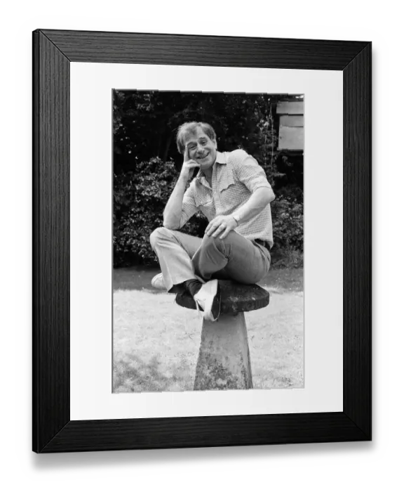 Framed Print : TV presenter Johnny Ball. 6th August 1987