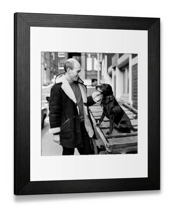 Framed Print : Patrick Stewart, who is starring as Launce in The Royal Shakespeare Company Framed Print : Patrick Stewart, who is starring as Launce in The Royal Shakespeare Company