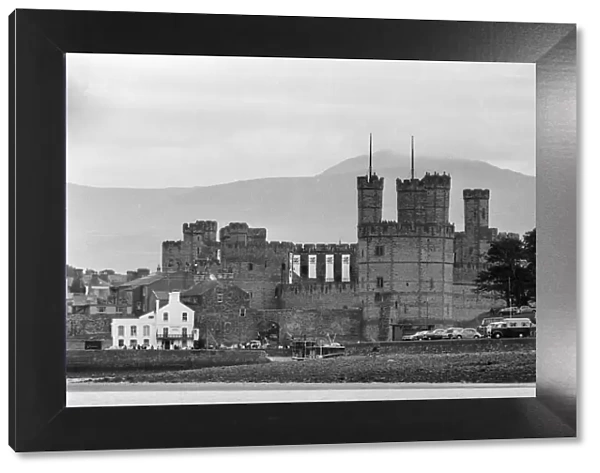 General view of Caernarfon Castle pictured on the day of the Investiture of Prince